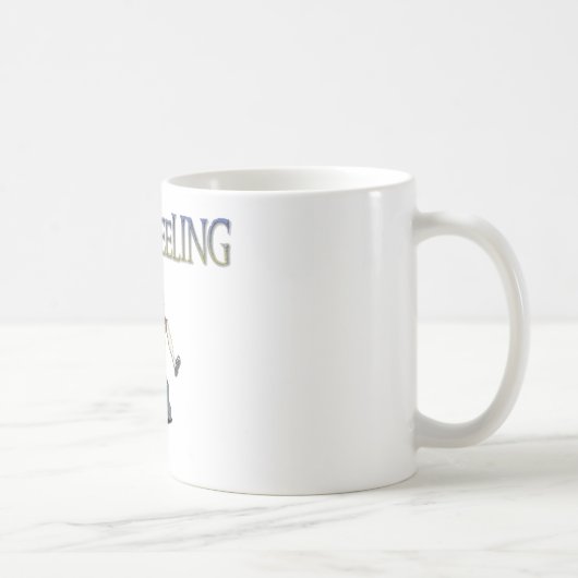 自由奔放なサイクリング コーヒーマグカップ (右)