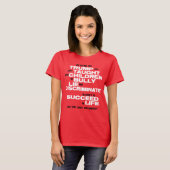 自由奔放な政治風刺Tシャツ リベラルな人向け Tシャツ (正面フル)