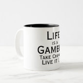 自由奔放ののため ツートーンマグカップ (正面左)