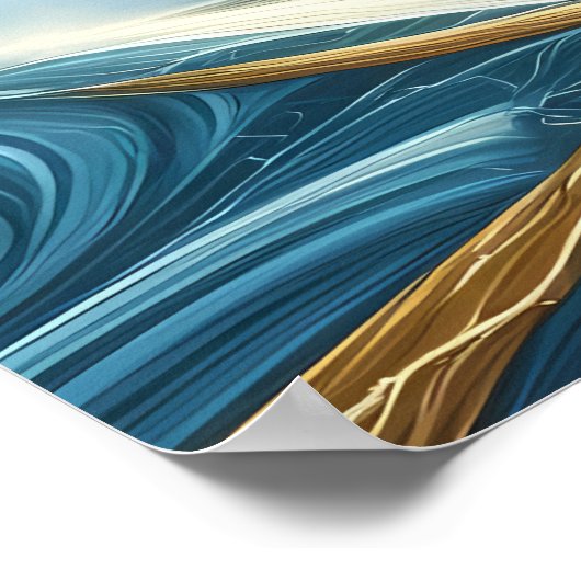 自由威厳のあるの鷲 ポスター (角)