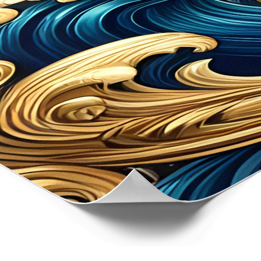 自由威厳のあるを誇らしげに示すワシ ポスター (角)