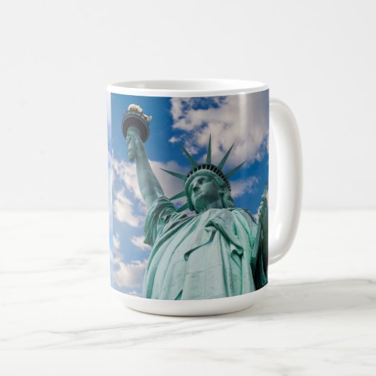 自由威厳のある婦人像 コーヒーマグカップ (正面右)
