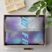 自由宇宙 – 星雲，星，ハートティッシュペーパー 薄葉紙 (ギフト)