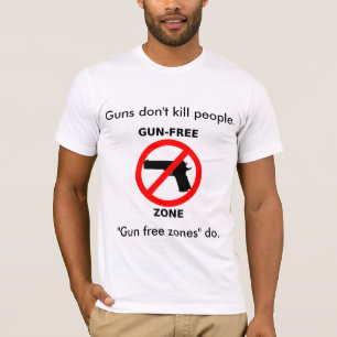 自由射撃の地帯の殺害の人々 Tシャツ