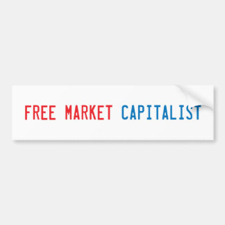 自由市場経済 バンパーステッカー