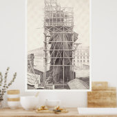 自由建築 ポスター (キッチン)