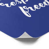 自由引用文カスタムカラーポスター ポスター (角)