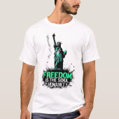 自由引用文 Tシャツ (正面)