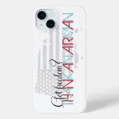 自由得か？空感謝してい兵 Case-Mate iPhoneケース (裏面)