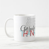 自由得か?船感謝してい員 コーヒーマグカップ (左)