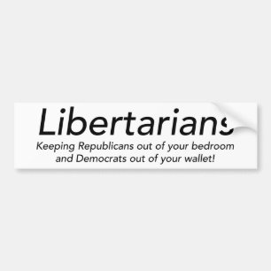 自由意志論者 バンパーステッカー