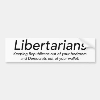 自由意志論者 バンパーステッカー