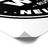 自由意志、やる気を起こさせる引用文 ポスター (角)