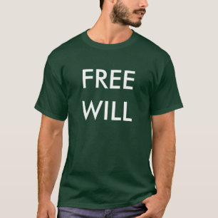 自由意志 Tシャツ