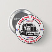 自由戦闘機セミ 缶バッジ (正面&裏面)