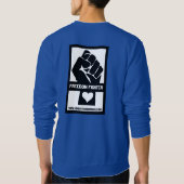 自由戦闘機 スウェットシャツ (裏面)