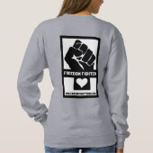 自由戦闘機 スウェットシャツ (裏面)