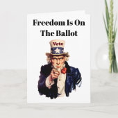 自由投票は2026年 カード (正面)