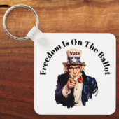 自由投票は2026年 キーホルダー (正面)