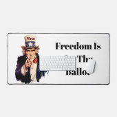 自由投票は2026年 デスクマット (キーボード&マウス)