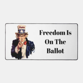 自由投票は2026年 デスクマット