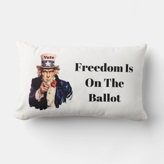 自由投票は2026年 ランバークッション (正面)