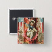 自由旗が通過する時 缶バッジ (正面&裏面)