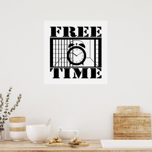 自由時間 ポスター (キッチン)
