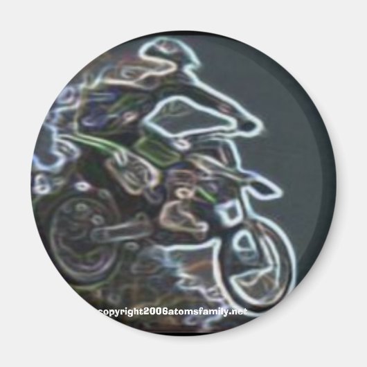 自由時間，モトクロス マグネット (正面)