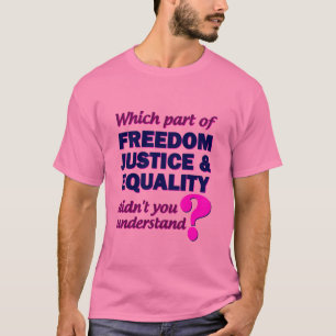 自由正義の平等Tシャツ2 Tシャツ