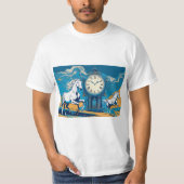 自由歩幅 Tシャツ (正面)