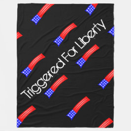 自由毛布の黒のために誘発される大きい フリースブランケット