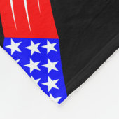 自由毛布の黒のために誘発される大きい フリースブランケット (角)