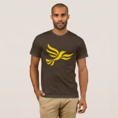 自由民主党員のロゴ Tシャツ (正面フル)