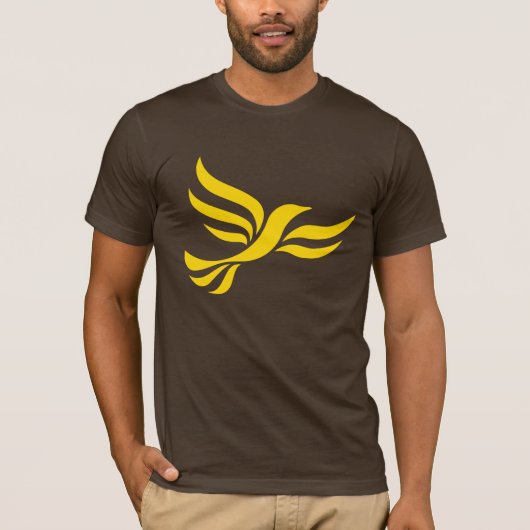 自由民主党員のロゴ Tシャツ (正面)