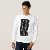 自由浮遊オーガニック収差 スウェットシャツ (正面フル)