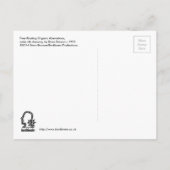 自由浮遊オーガニック収差 ポストカード (裏面)