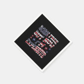 自由生まれだが今は高価なクラシック スタンダードカクテルナプキン (角)