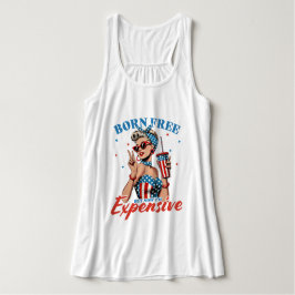 自由生まれだが高い タンクトップ