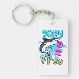自由生まれになる キーホルダー