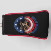 自由生まれになる |ゴルフパターヘッドカバー ゴルフヘッドカバー (正面)