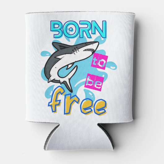 自由生まれになる 缶クーラー (正面)