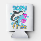 自由生まれになる 缶クーラー (裏面)