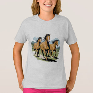 自由生まれ馬 Tシャツ