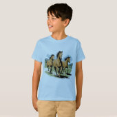 自由生まれ馬 Tシャツ (正面フル)