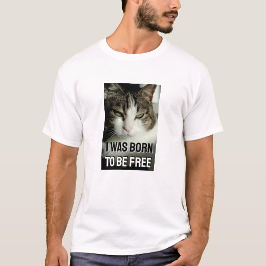 自由生まれTシャツ Tシャツ (正面)