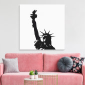 自由白黒像キャンバスプリント キャンバスプリント (インサイチュ (リビング))