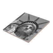 自由白黒像ニューヨーク タイル (側面)