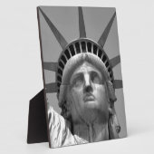 自由白黒像ニューヨーク フォトプラーク (側面)