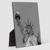自由白黒像ニューヨーク フォトプラーク (側面)
